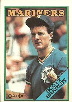1988 O-Pee-Chee Baseball Cards 199     Scott Bradley